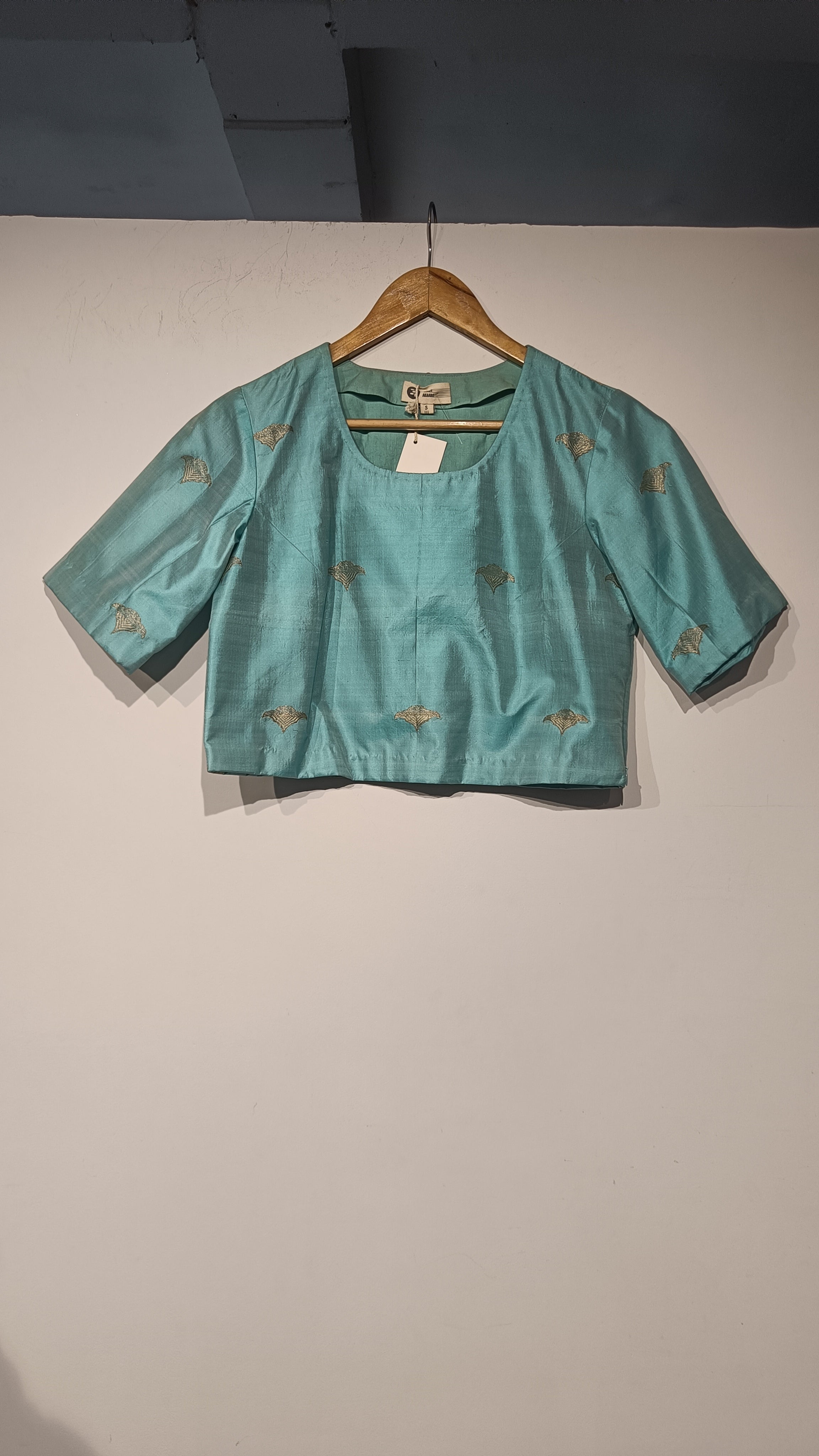 Handwoven Silk Jacquard Zari Blouse