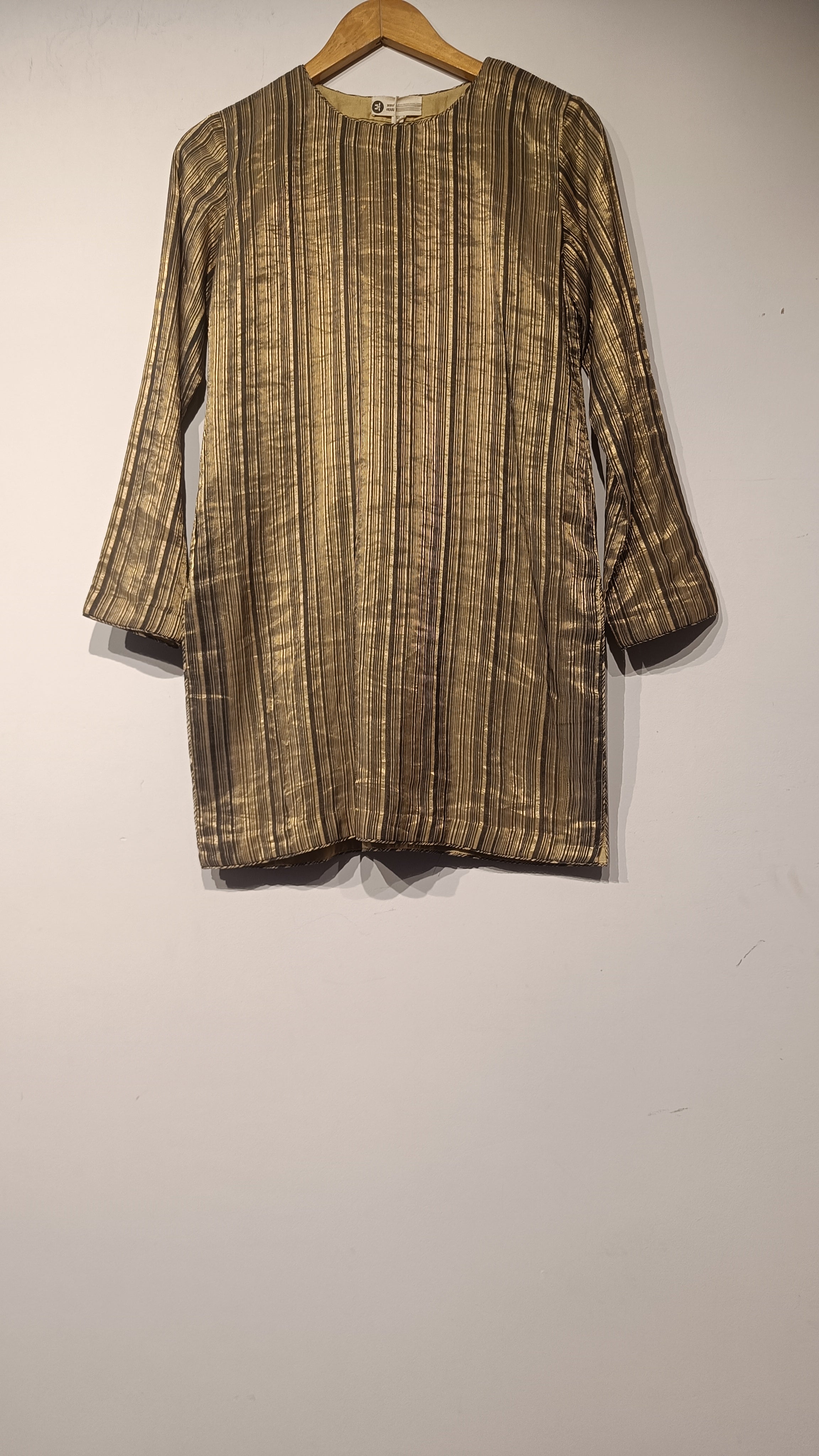 Handwoven Silk Striped Sharara Set