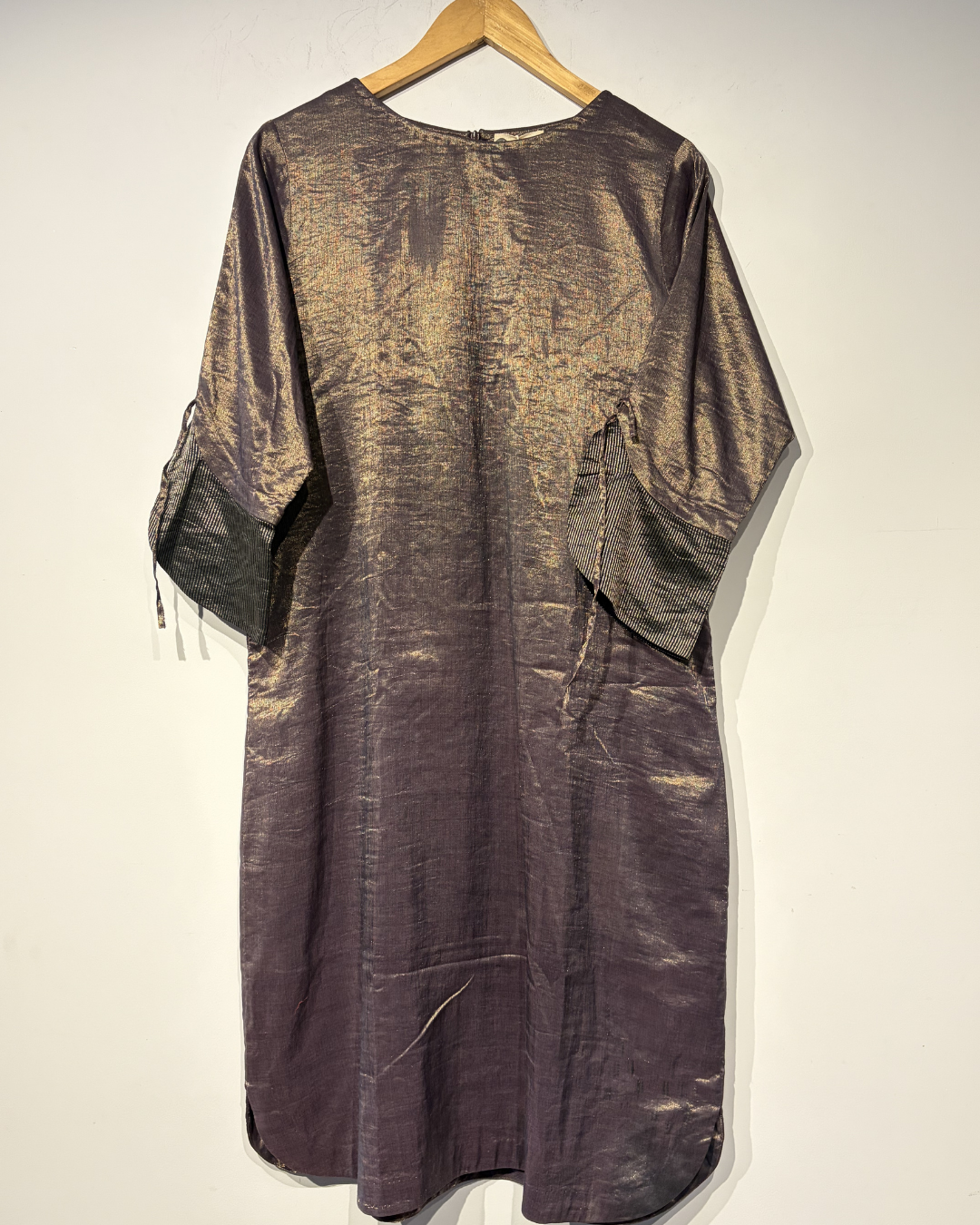 Handwoven Silk metallic Tunic