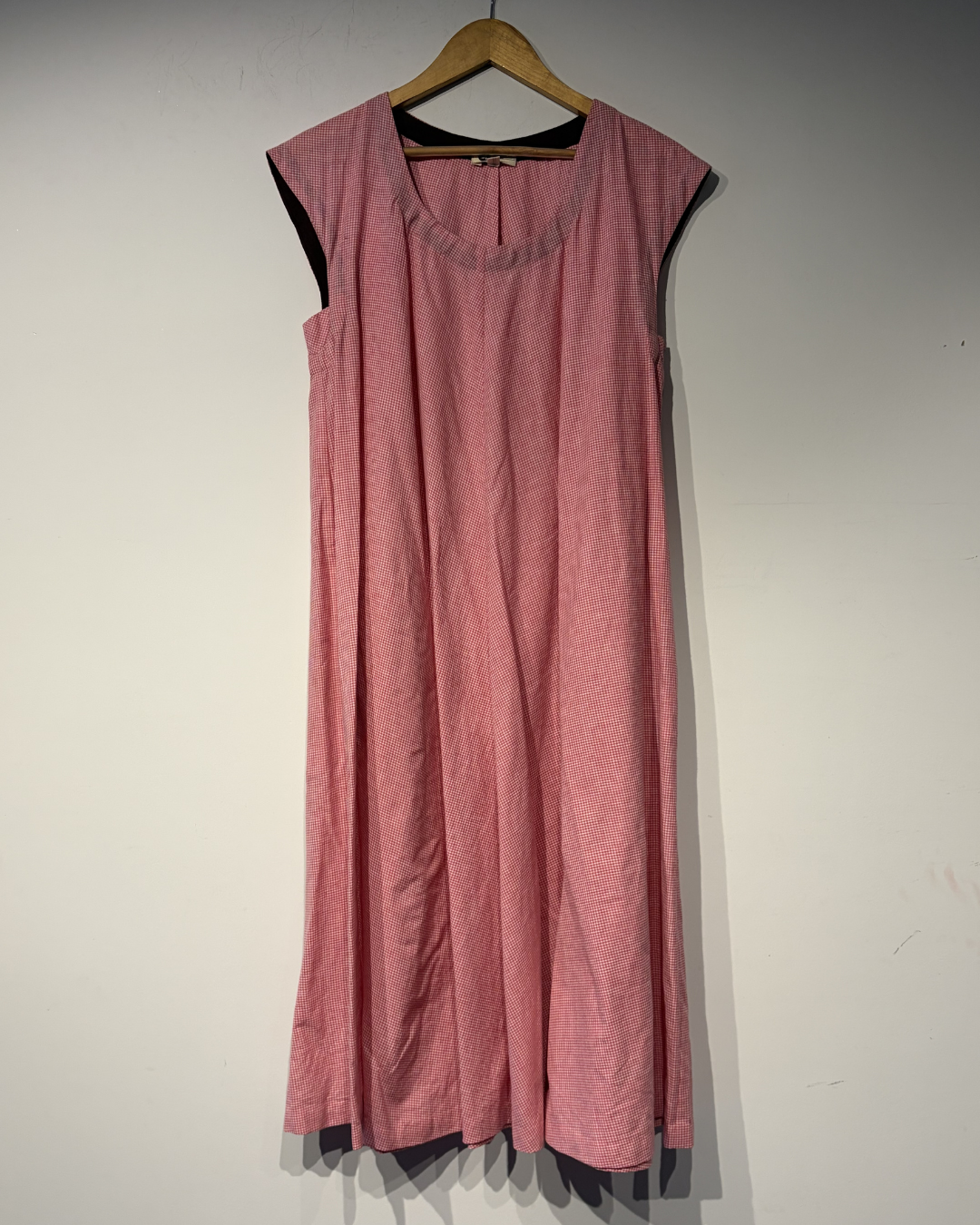 Handwoven Cotton Checkered Dress