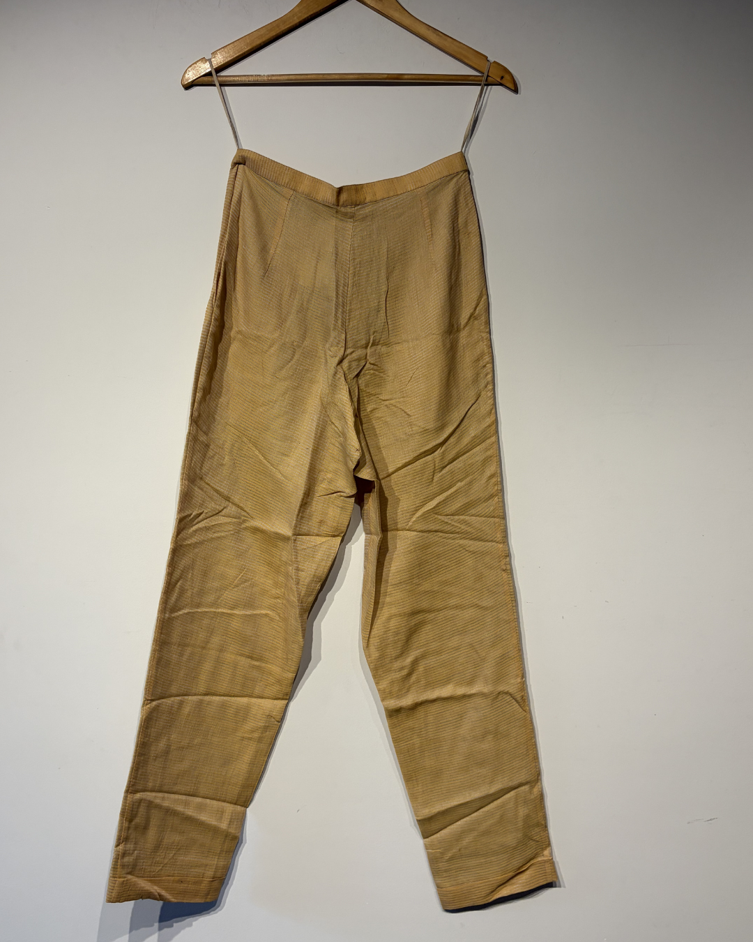 Handwoven Silk Cotton Striped Trousers