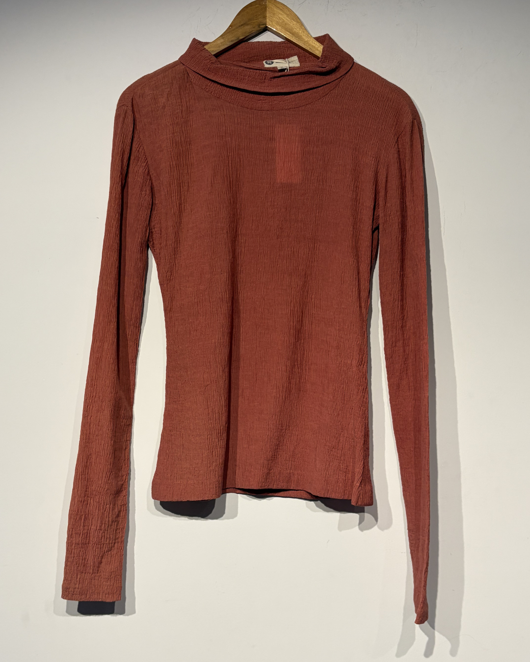 Red Bamboo turtle neck top