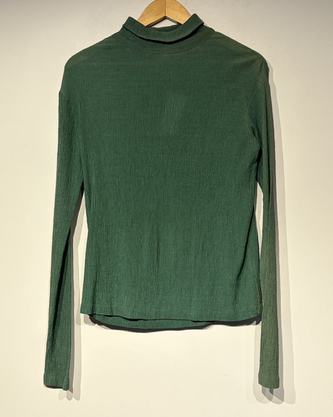 Green Bamboo turtle neck shirt