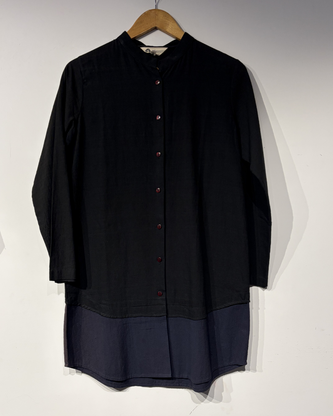 Handspun and Handwoven Panelled Cotton Shirt