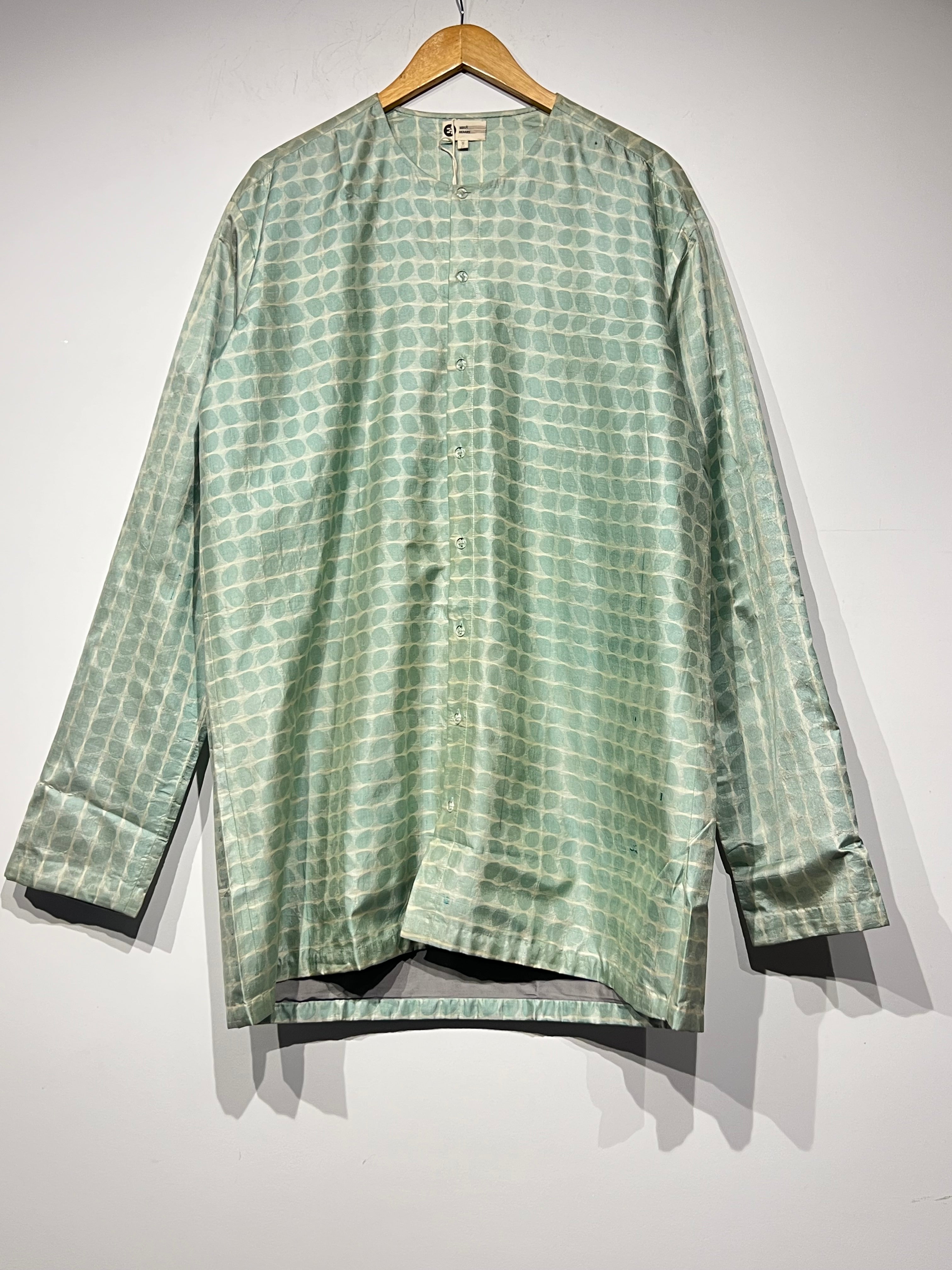Handwoven Silk Jacquard Shirt