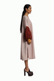 Handspun Pink Balloon Sleeve Dress