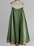 Green Silk Zari Lehenga