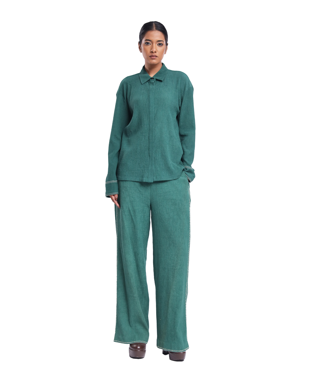 Handwoven Bamboo forest Shirt