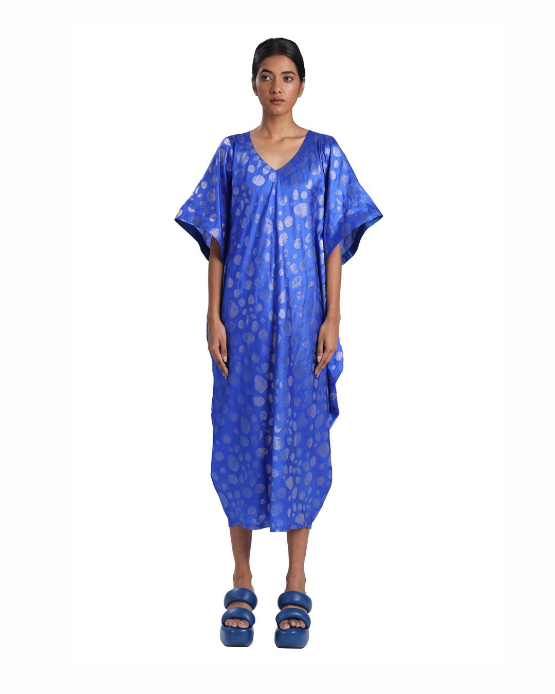 Handwoven Analog Silk Cocoon Dress