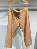Handwoven Silk Metallic Pants