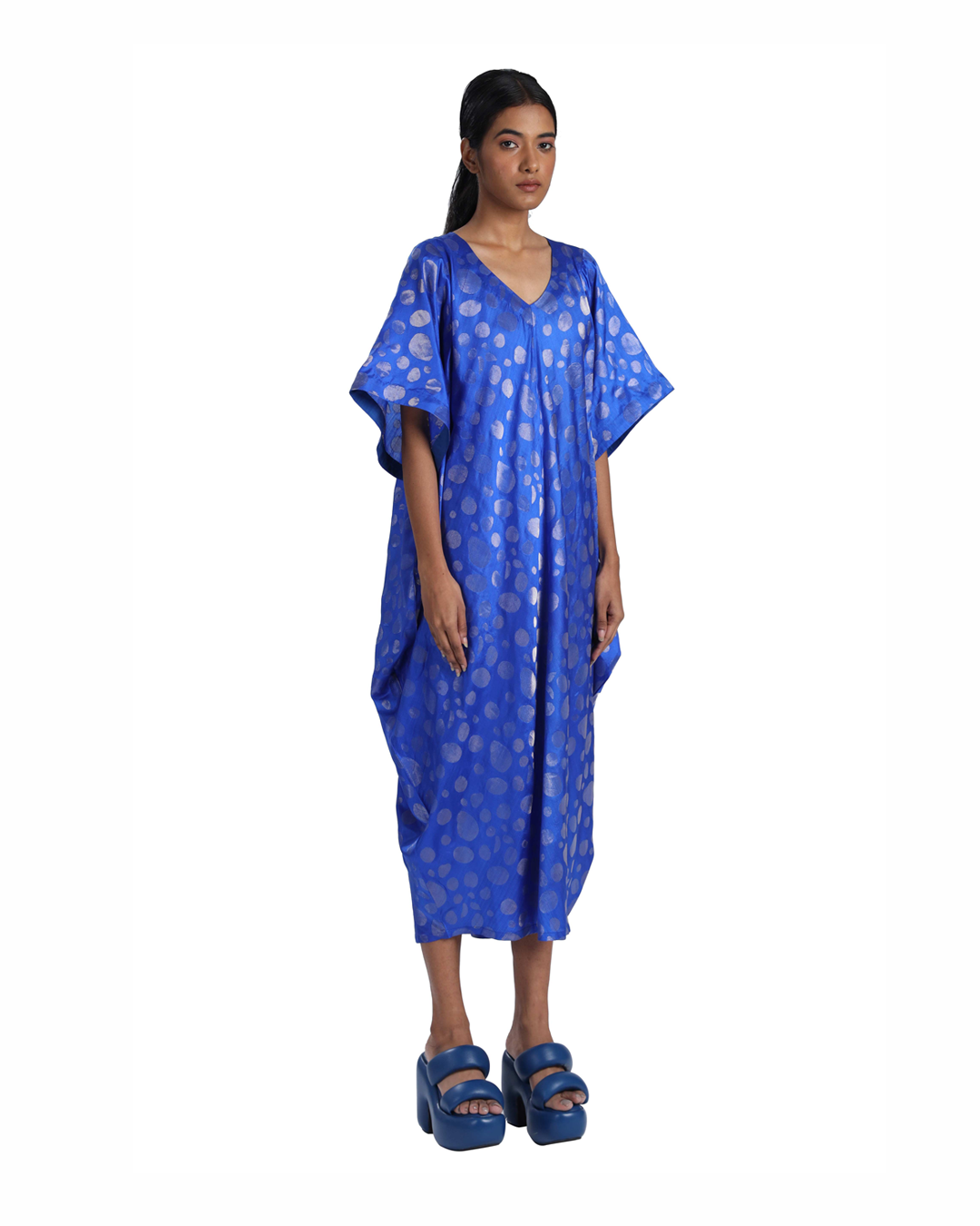Handwoven Analog Silk Cocoon Dress