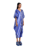 Handwoven Silk Striped Cocoon Dress