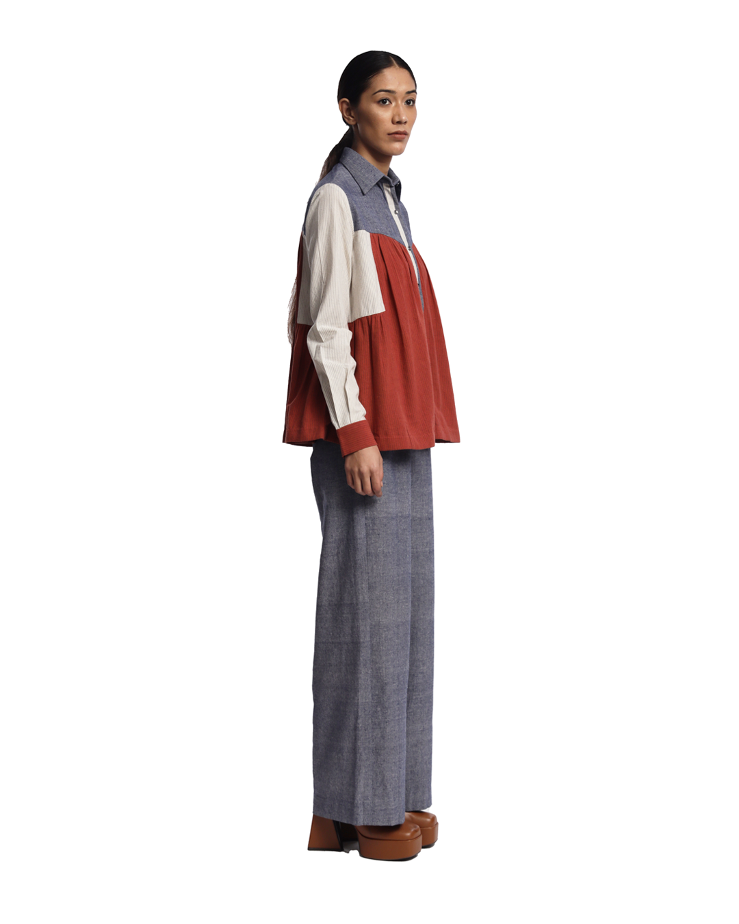 Handwoven Jane Gathered Top