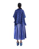 Handwoven Circle Silk Jaamdani Top