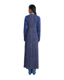 Handwoven Metallic Kinji Long Sleeved Dress