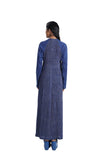 Handwoven Metallic Kinji Long Dress