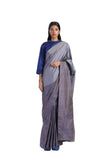 Handwoven Silk Dotted Saree