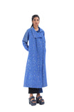 Handwoven Silverdot Wool Coat
