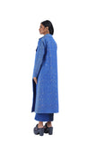 Handwoven Silverdot Wool Coat