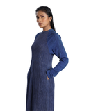 Handwoven Metallic Kinji Long Sleeved Dress