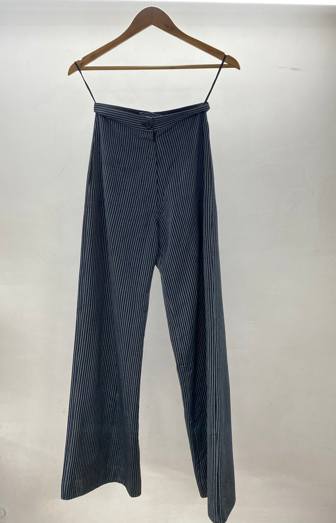Handwoven Silk Zari Striped pants