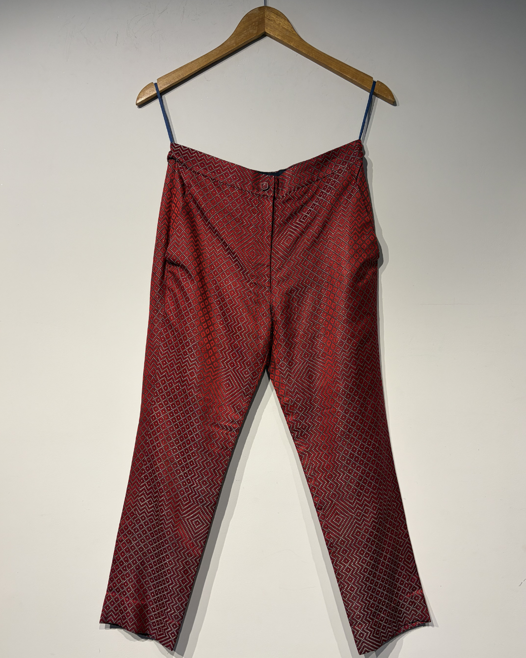 Handwoven Satin Silk High grade Zari Trousers