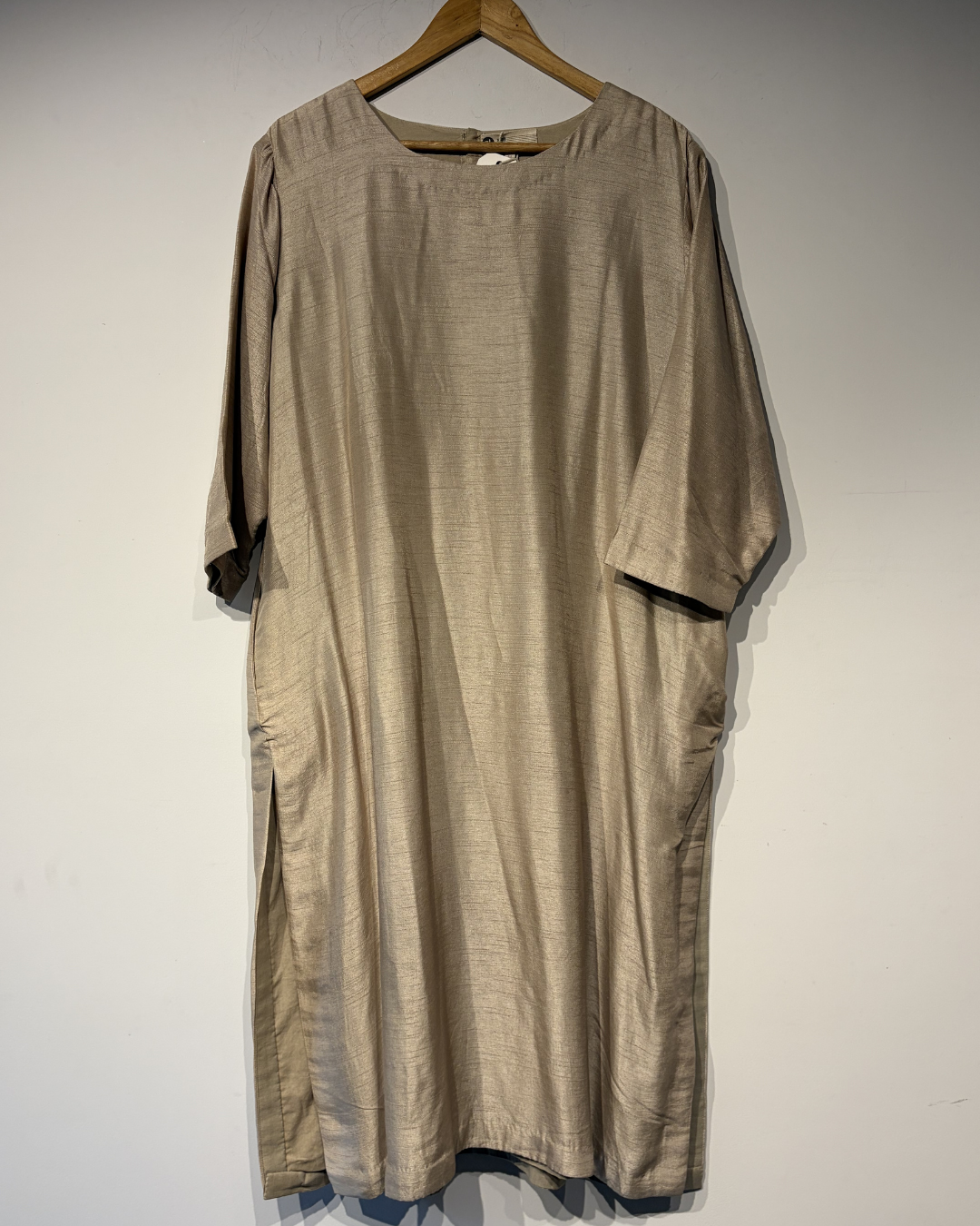 Handwoven silk dress
