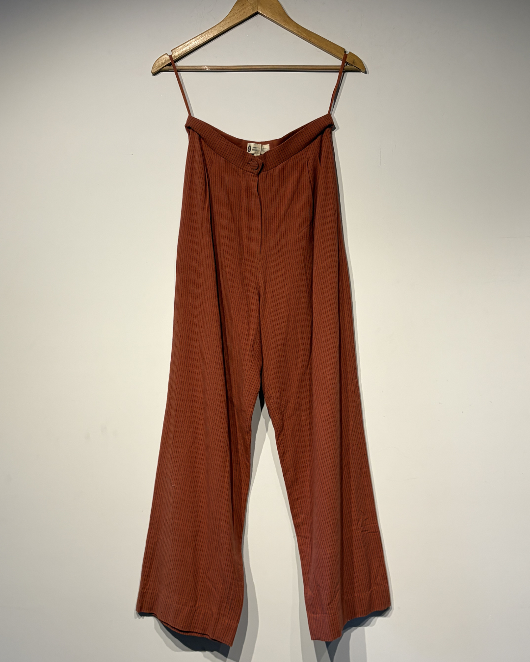 Handwoven Striped Cotton Trouser