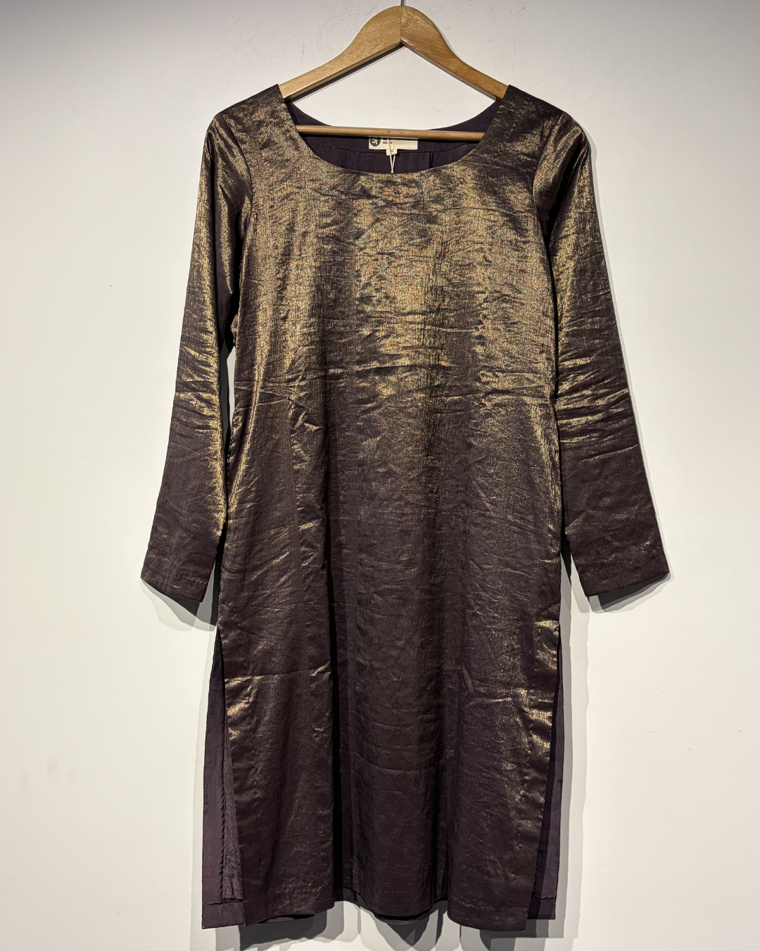 Handwoven Silk Metallic Tunic