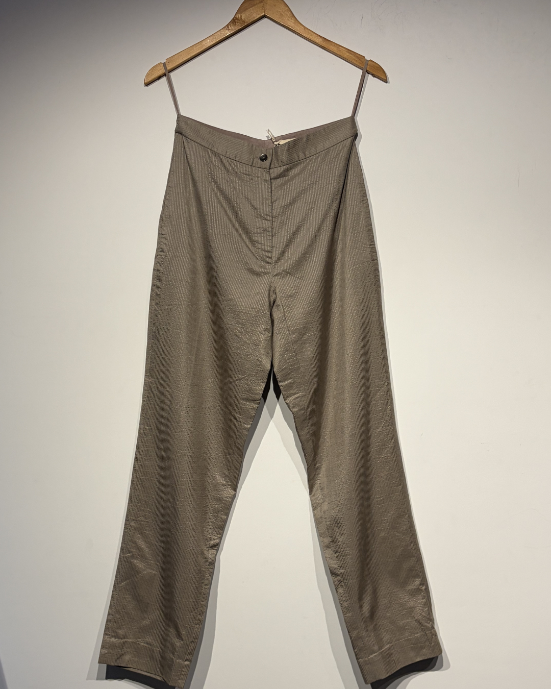 Handwoven Engineered Silk Striped Trouser