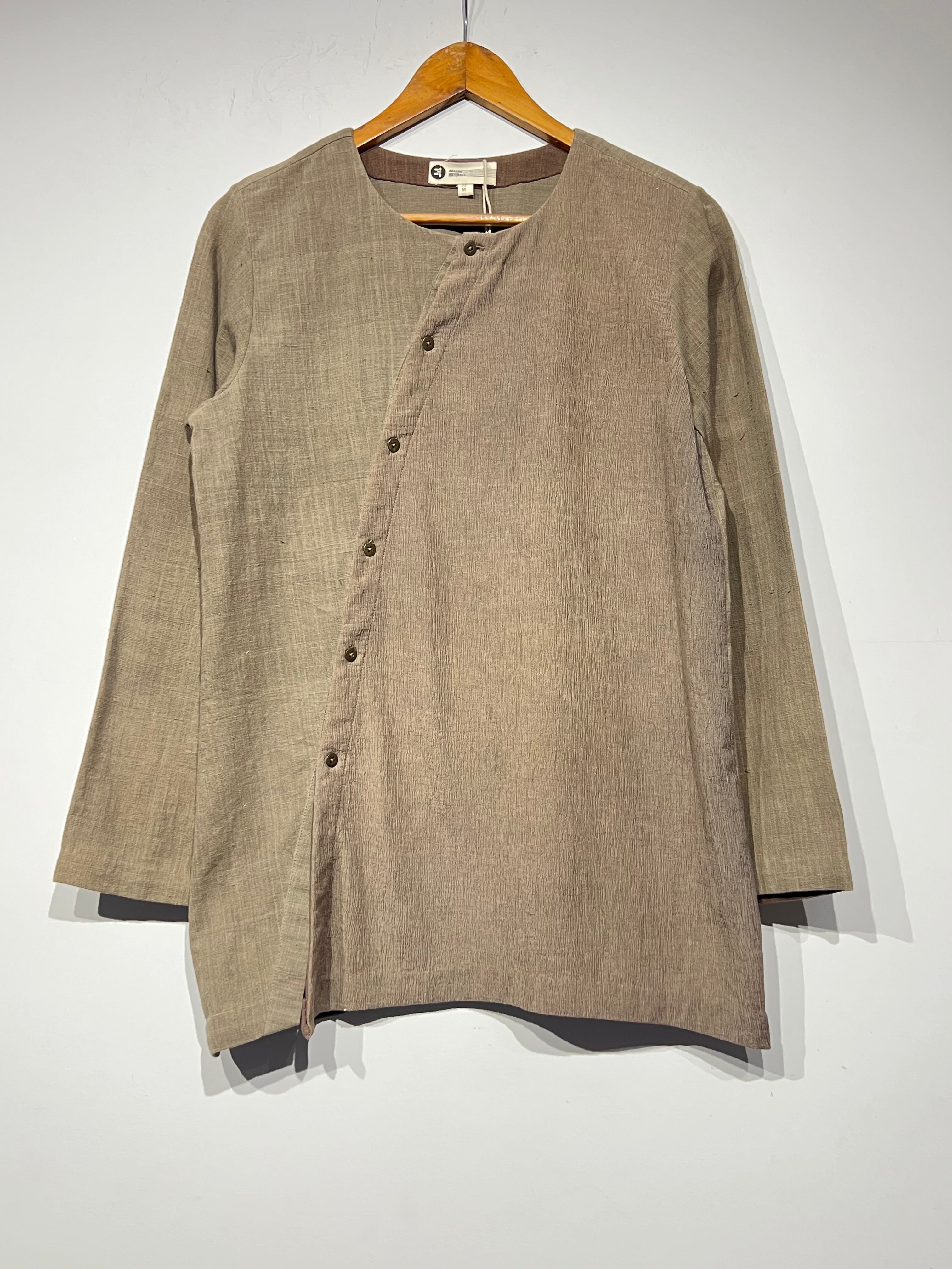 Handwoven Cotton Bamboo Panelled Shirt