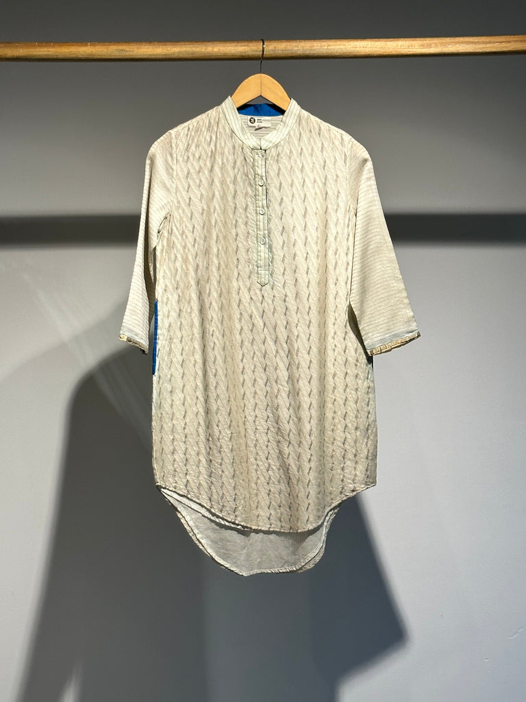 Handwoven Cotton Silk Textured Tunic