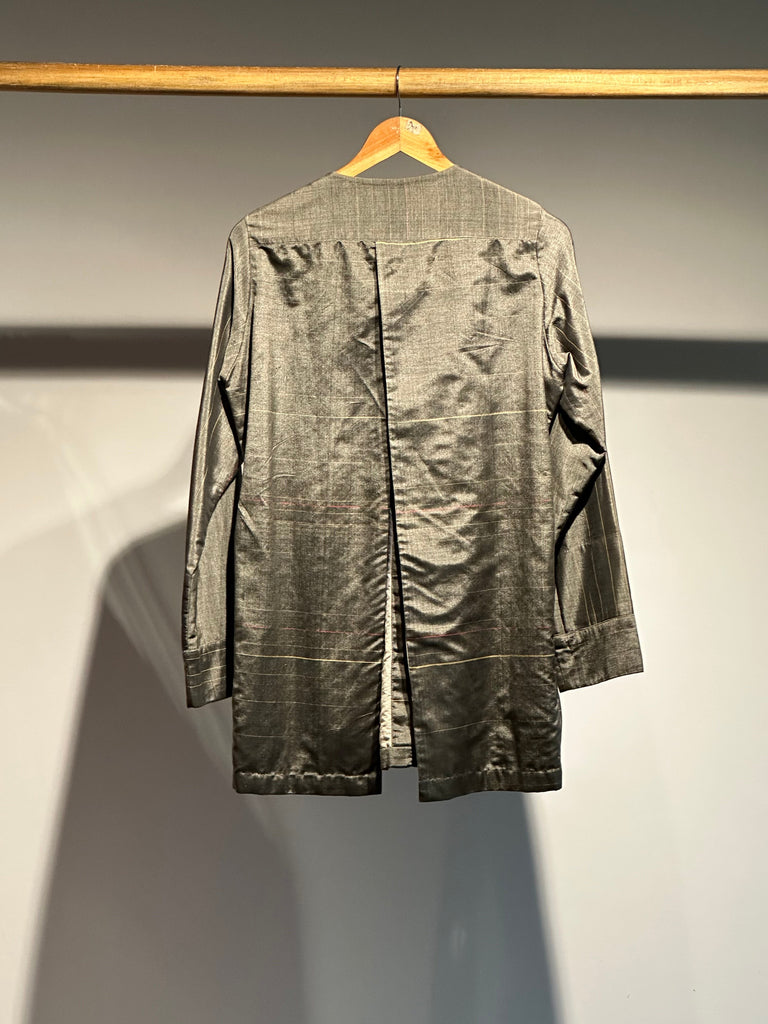 Handwoven Silk Engineered Shirt