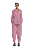 Handspun and Handwoven Pink checkred shirt