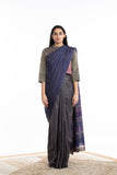 Handwoven Multicolor Engineered Silk Saree