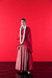 Handwoven Red Cross Dupatta