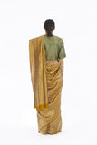 Handwoven Engineered Green Brocade Blouse