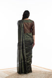 Handwoven Olive Engineered Saree