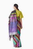 Handwoven Multi Colored Kinji Palla Saree