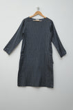 Handwoven Thin Striped Round Neck Kurta