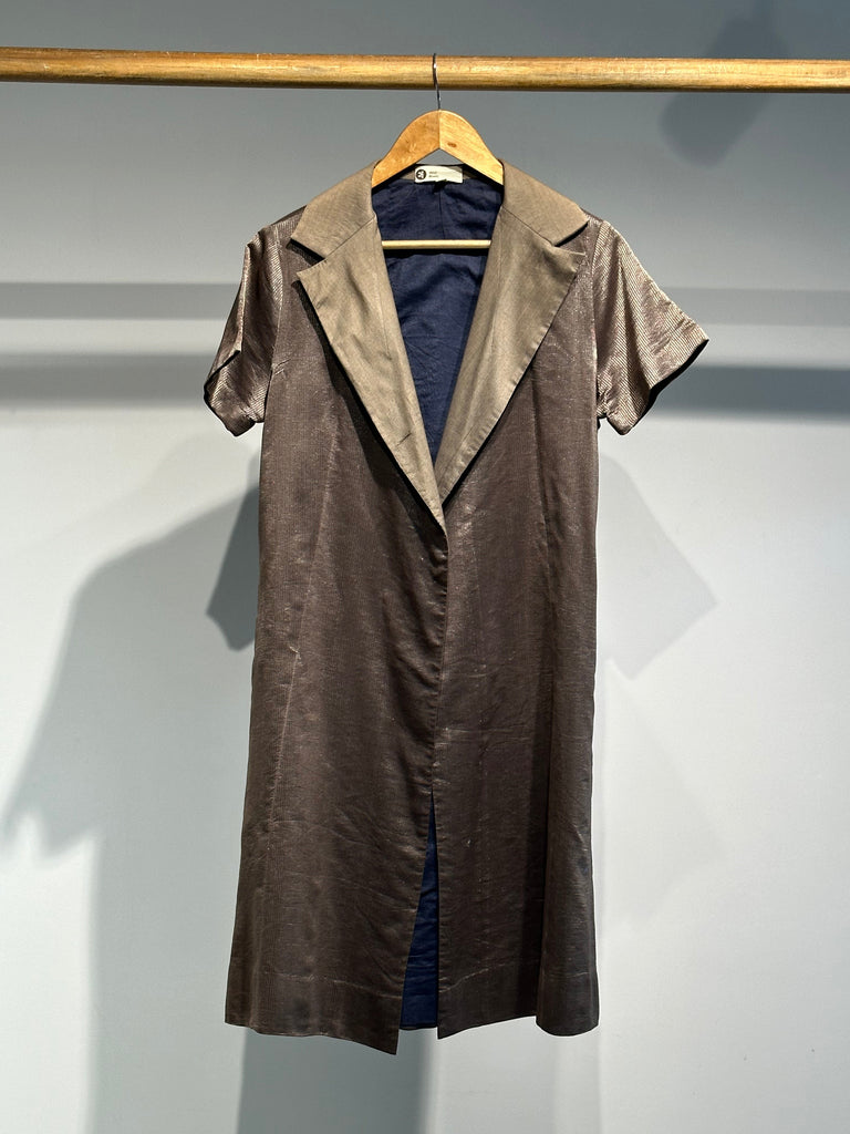 Handwoven Silk Cotton Zari Striped Jacket