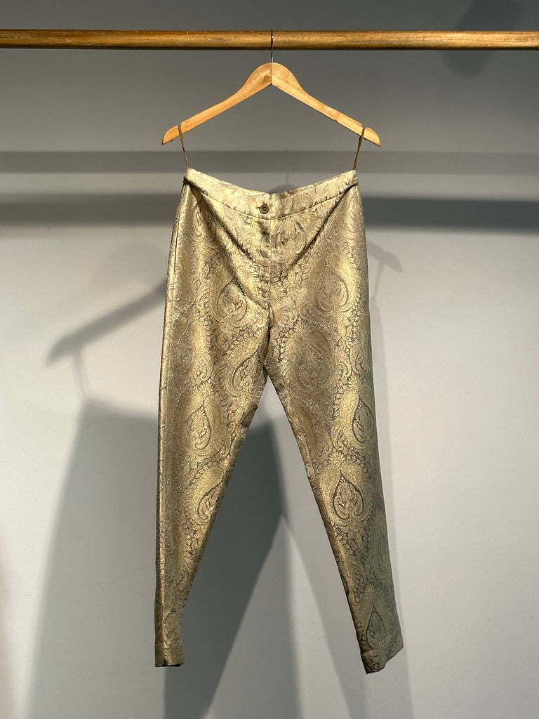 Handwoven Jacuard Silk Trousers
