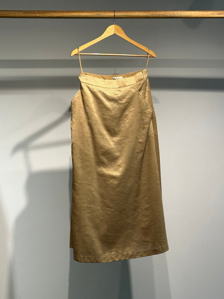 Handwoven Metallic Textured Skirt
