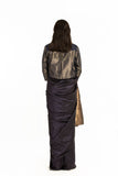 Handwoven Blue Gold Zari Palla Saree